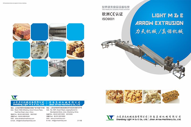 Cereal Bar Machinery Catalogue